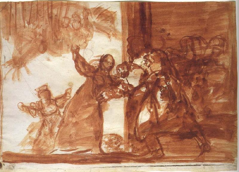 Francisco Goya Drawing for Poor folly France oil painting art